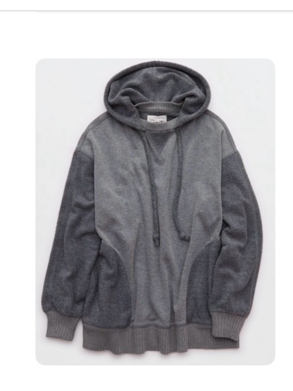Aerie Tres Chic Chenille Hoodie EUC